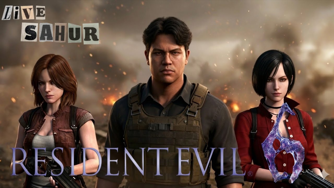 BERMAIN DENGAN SI BEBAN LAGI LIVE SAHUR DAY RESIDENT EVIL 6 PART 1 (SPESIAL RAMADHAN 1447 H)