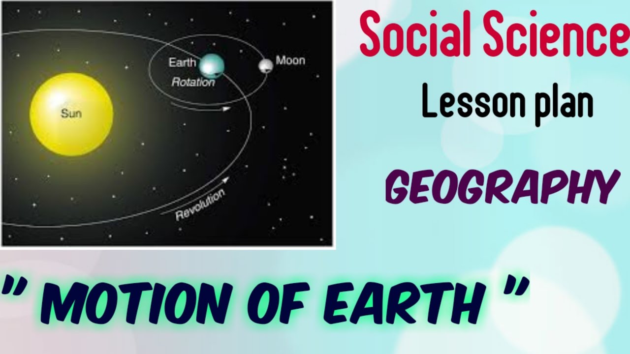 Social science lesson plan | Geography lesson plan |motion of earth | class | B.Ed lesson plan |