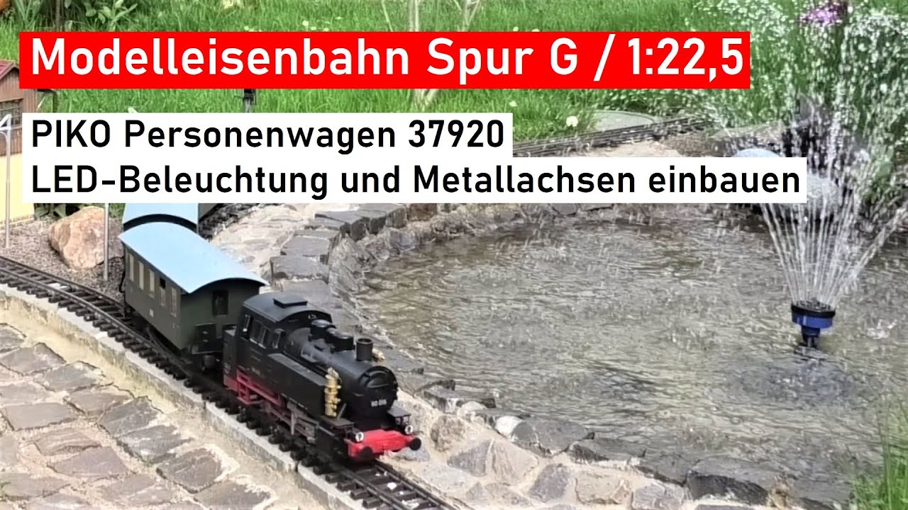 PIKO Personenwagen 37920 - Gartenbahn Spur G