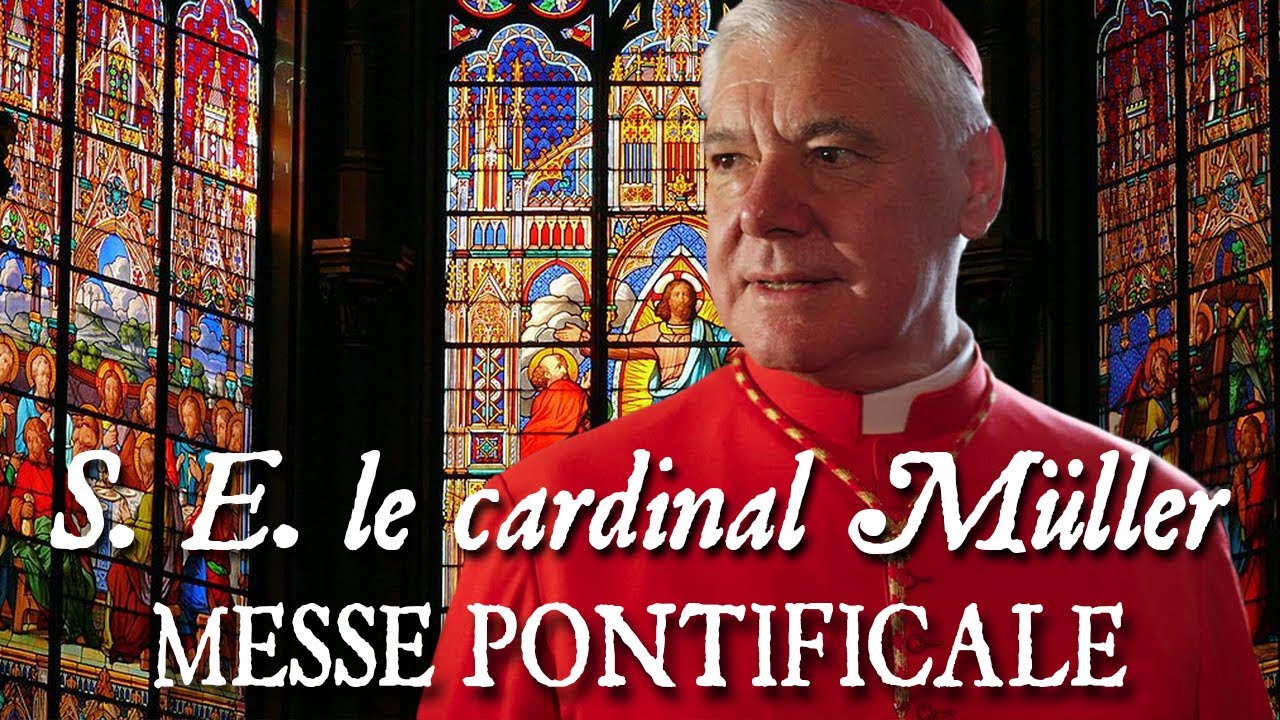 Messe pontificale de S.E. le cardinal Müller pour le dimanche  de la Passion - JUDICA ME