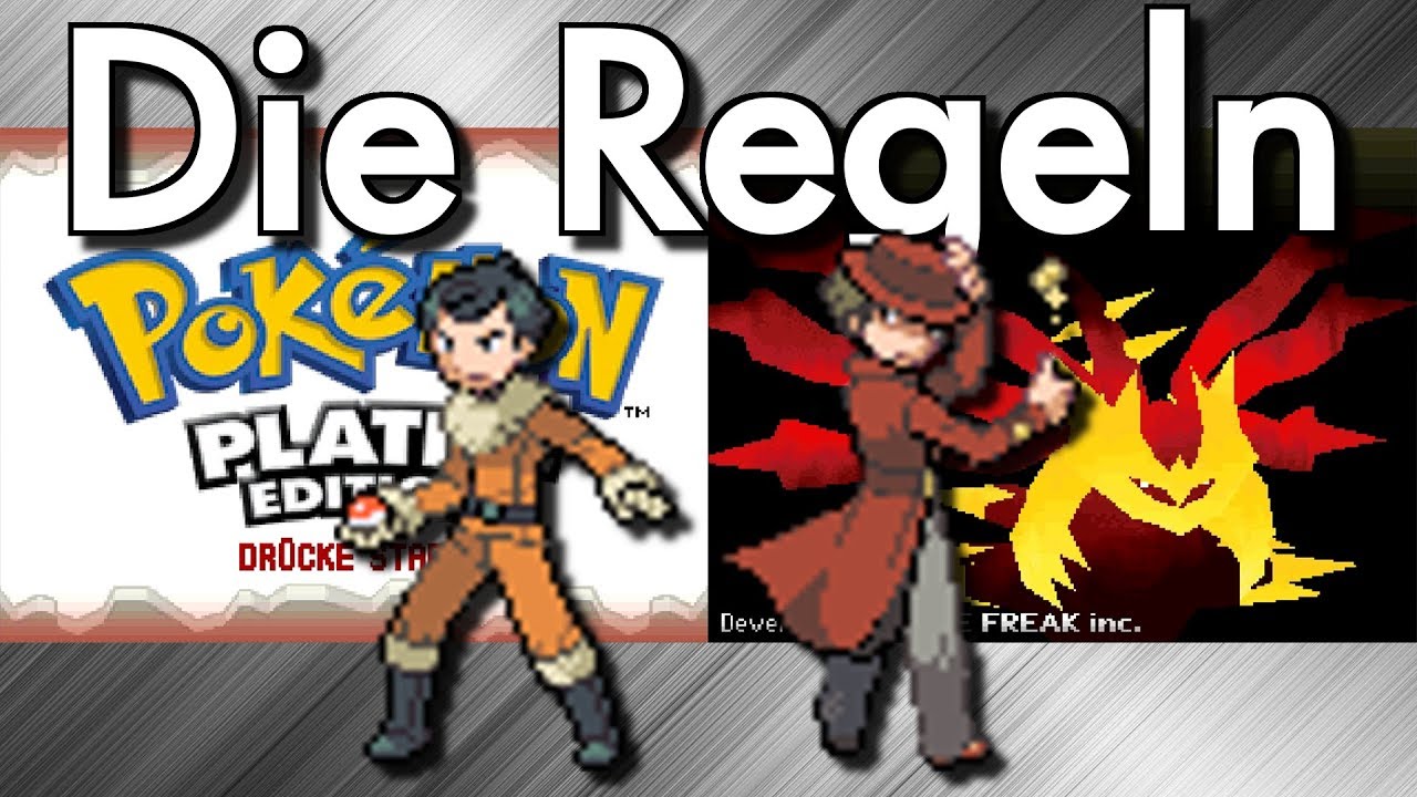 Die Regeln unserer Pokemon Platin Randomizer-Nuzlocke-Soul-Link-Herausforderung mit Paranoya