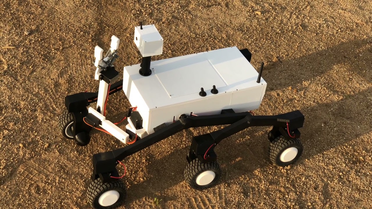 3D Printed Mars Rover Prototype using Arduino