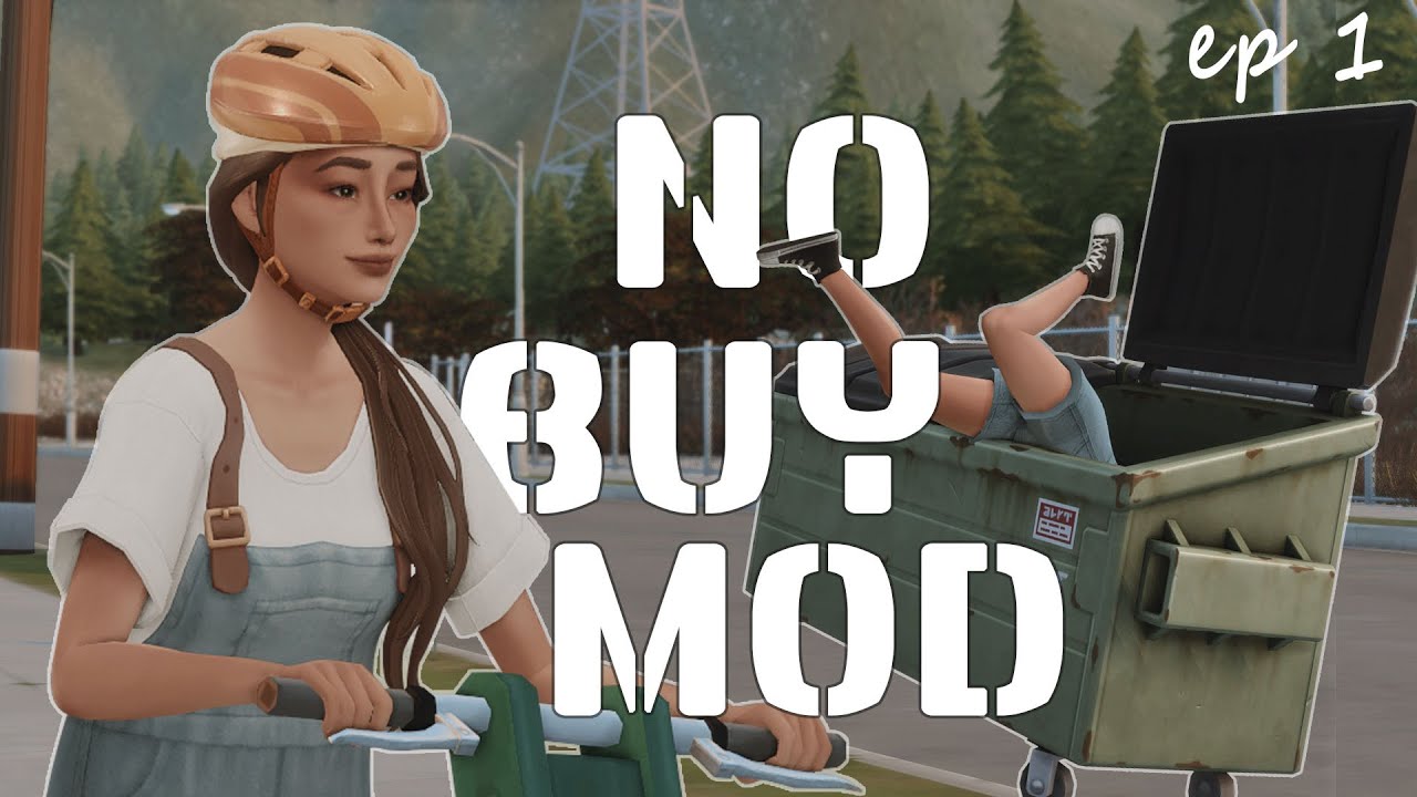NO BUY MODE CHALLENGE in the Sims 4 🪑🧺 ep1