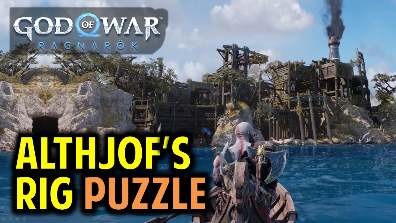 How to Shut Down the Althjof's Mining Rig: Althjof's Rig Puzzle | God of War Ragnarok