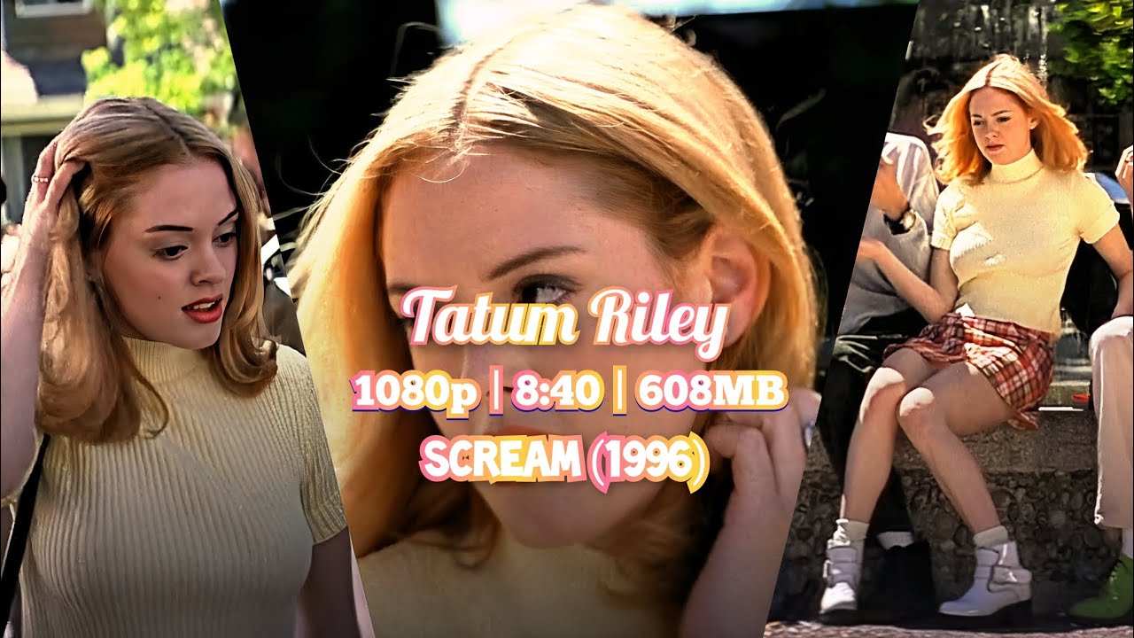 Tatum Riley Scene Pack 1080p | SCREAM (1996) | Rose McGowan | DL