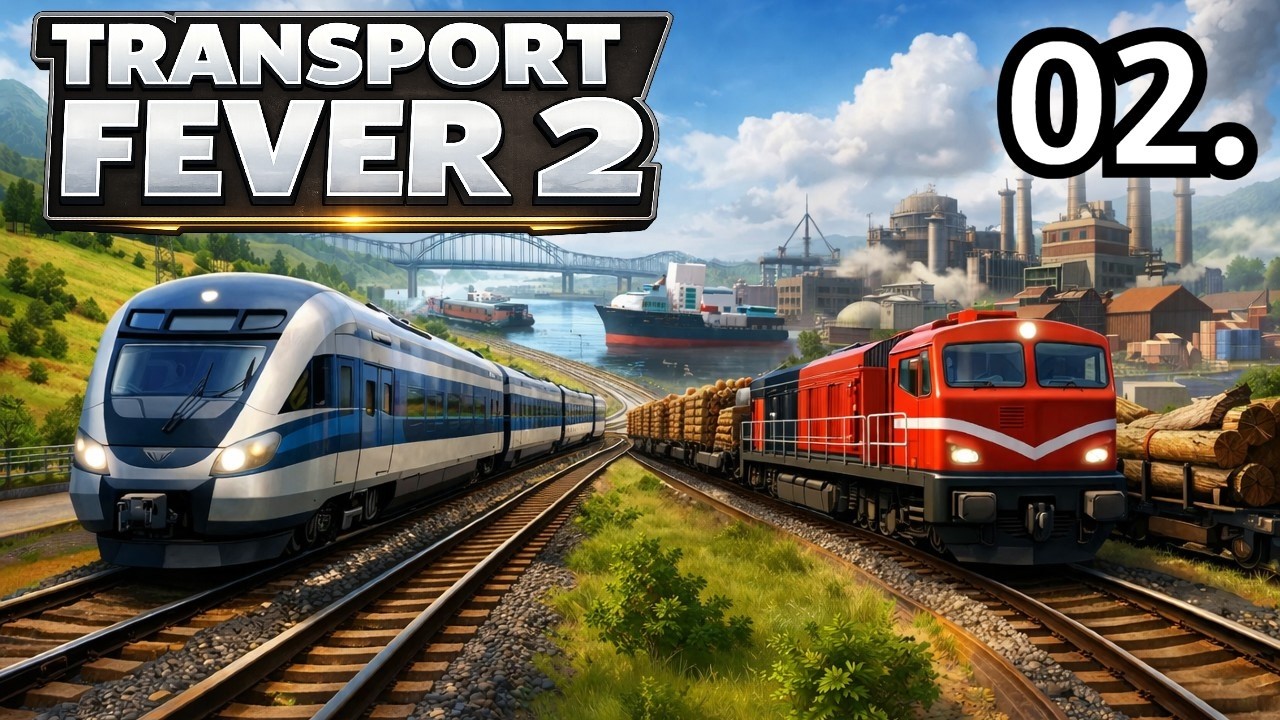 STARTING NEW TRAIN LINES AND NEW PRODUCTIONS Transport Fever 2 Episode 2.