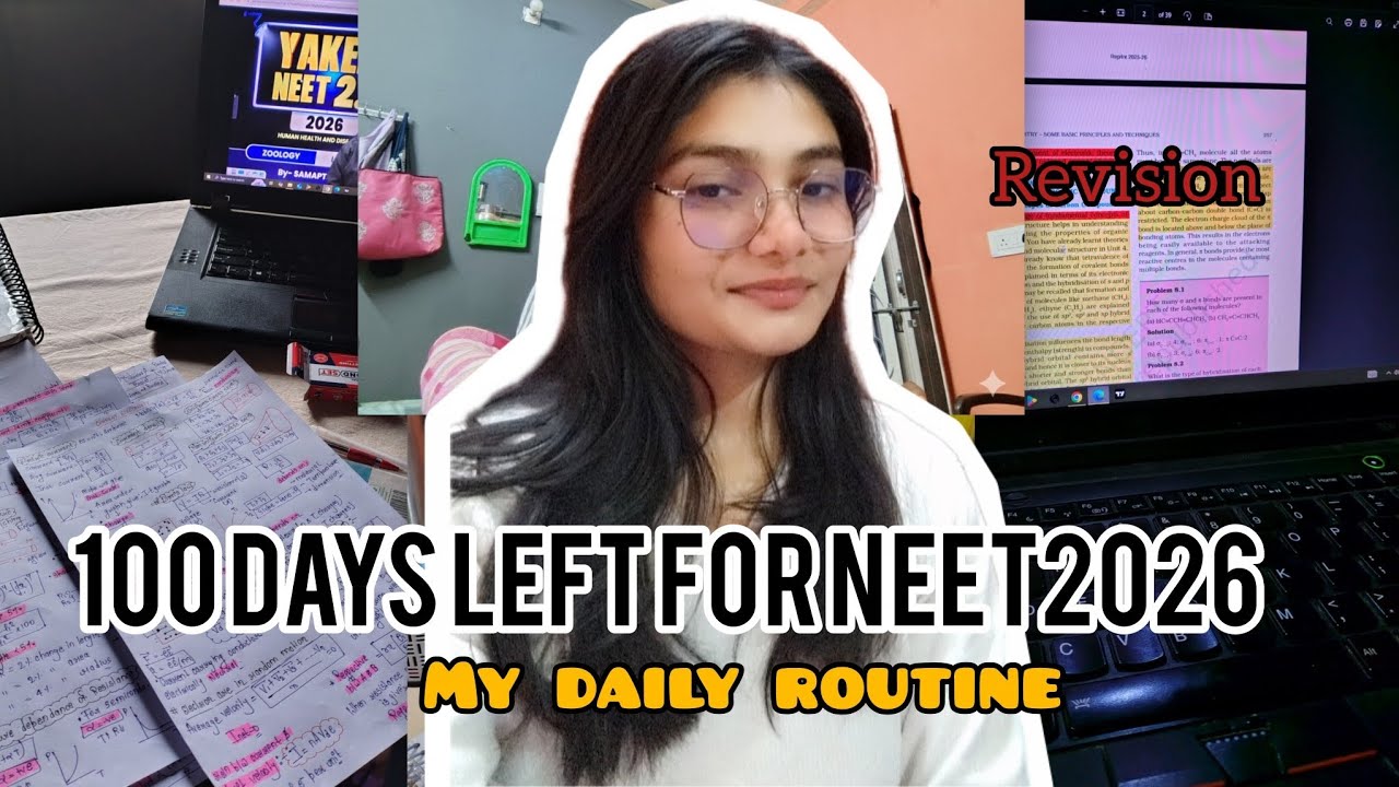 How I study 12 hr a day as neet aspirant|NEET STUDY VLOG|8am to 10pm routine #neet2026 