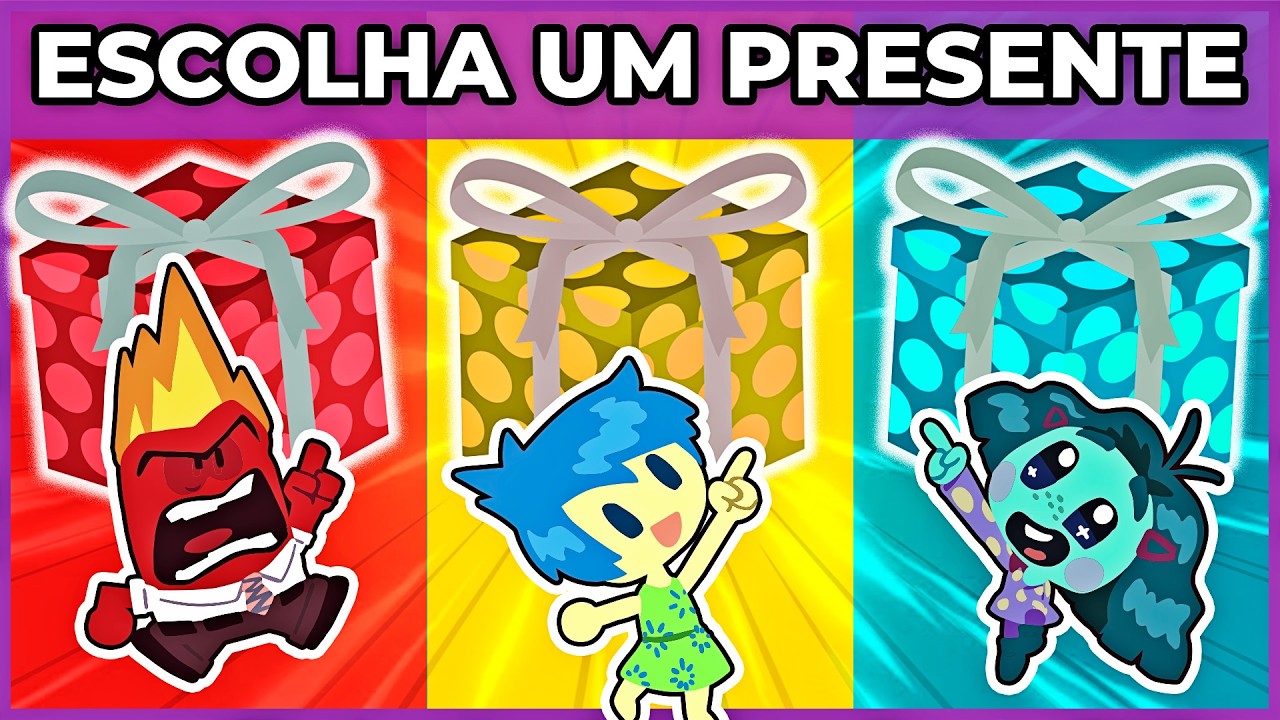 😨🤬🤢 ESCOLHA SEU PRESENTE DIVERTIDA MENTE 🎁
