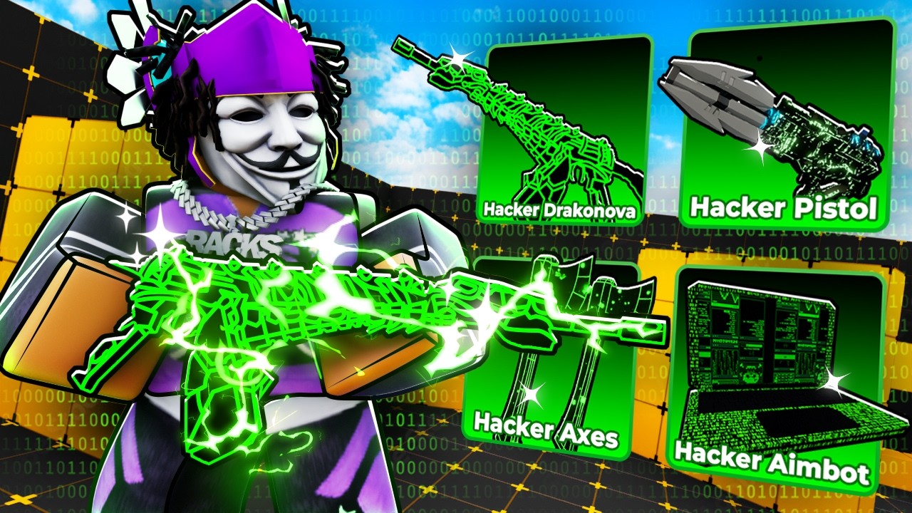 Я разблокировал снаряжение, доступное ТОЛЬКО ДЛЯ ХАКЕРОВ, в Roblox Hypershot.