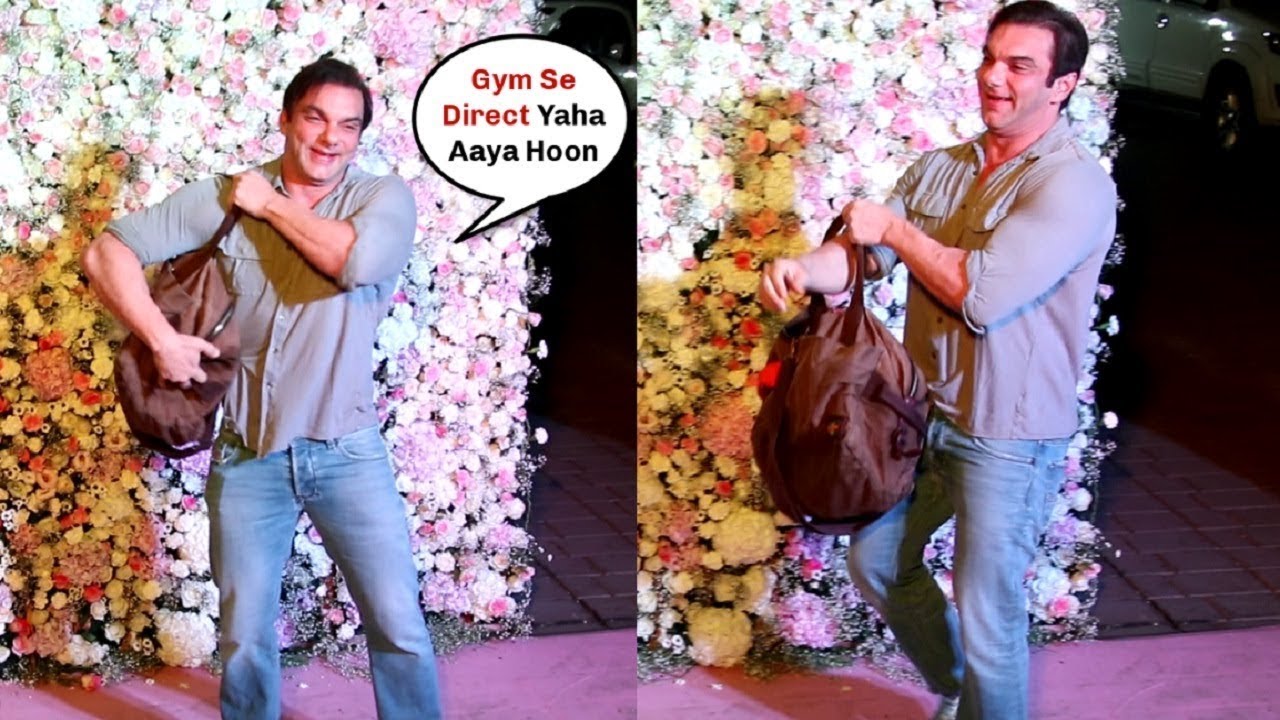 Sohail Khan Directly From Gym Arrive At Sister Arpita Khan Eid Party 2023