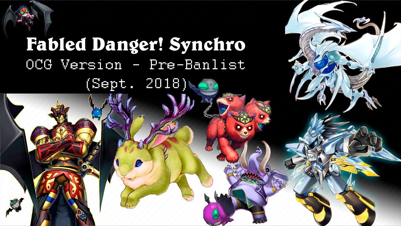FABLED DANGER! SYNCHRO DECK VERSION - MR4 (SEPT. 2018)
