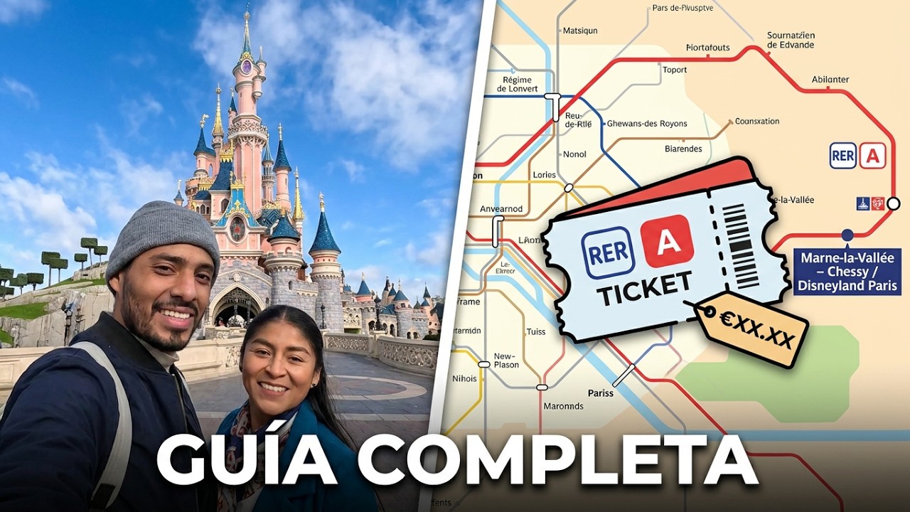DISNEYLAND PARIS LA GUIA COMPLETA 2025, como llegar en tren y las mejores atracciones