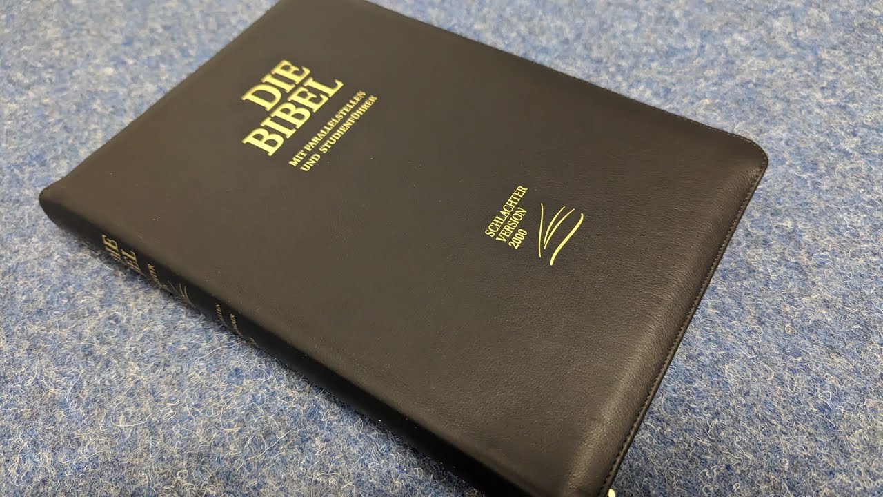 Bibel - Schlachter 2000 - Standardausgabe Leder mit Reißverschluss