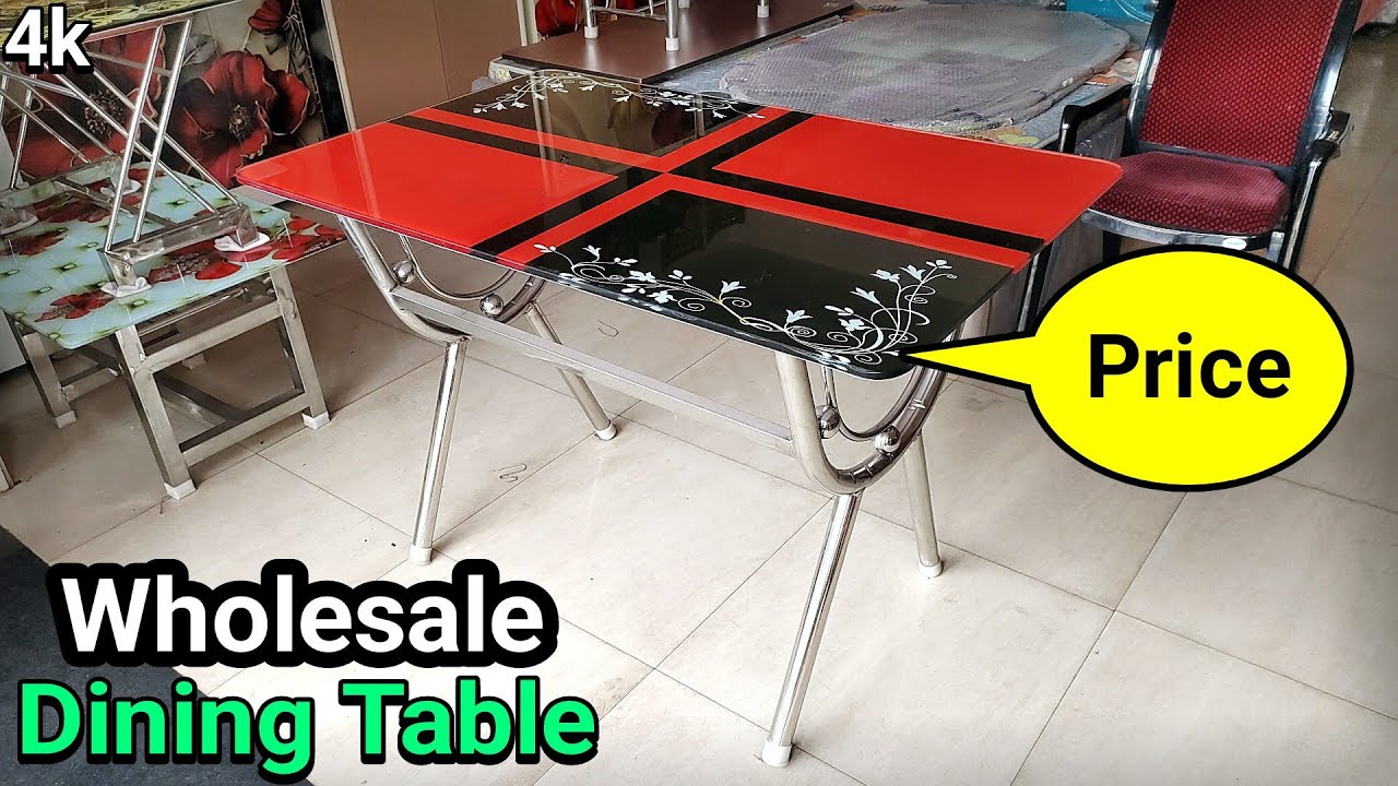 Stainless Steel Glass Dining Table Price And Full Review | Dining Table Price With Glass