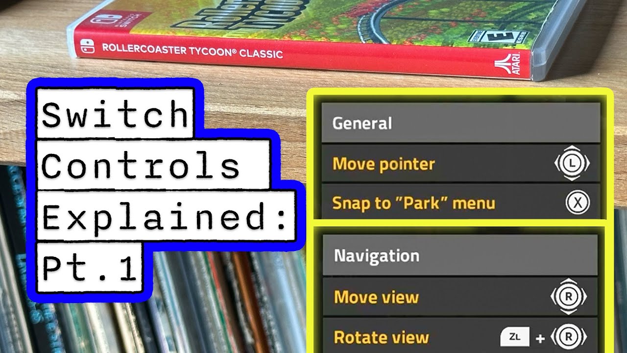 RollerCoaster Tycoon Classic Nintendo Switch Controls Explained (Pt.1: General & Navigation)