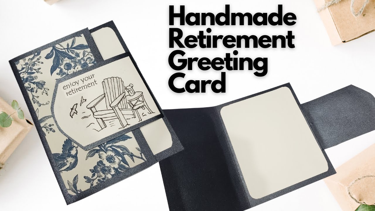 Handmade Retirement Greeting Card Ideas | Handmade Cards | Card Making Tutorials | DIY Cards