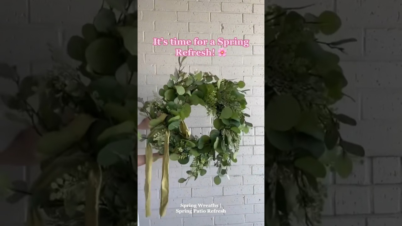 Spring Patio Refresh | Spring Wreaths 