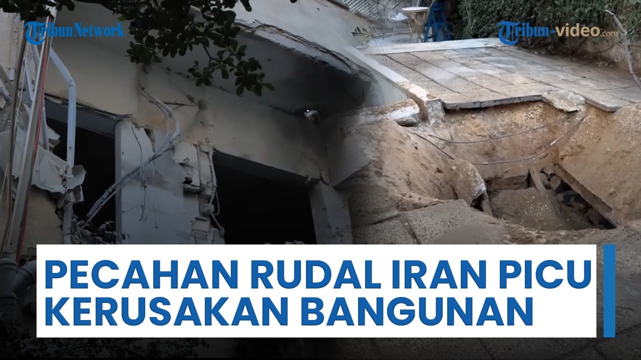Pecahan Rudal Iran Hantam Apartemen di Tel Aviv, Gedung Rusak Parah dan Lima Orang Terluka