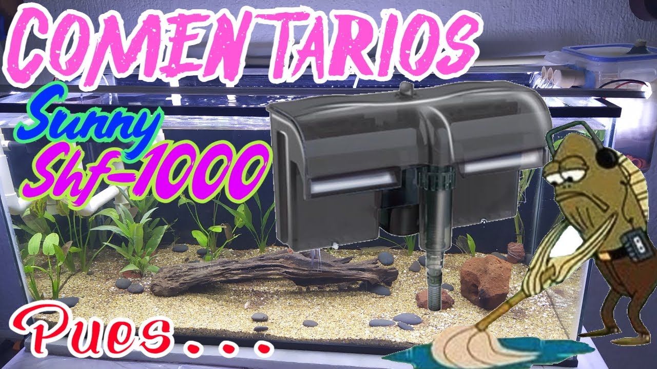 Como me fue con el SHF 1000 , Filtro Sucio , filtro de cascada shf 1000 , filtro de mochila shf 1000