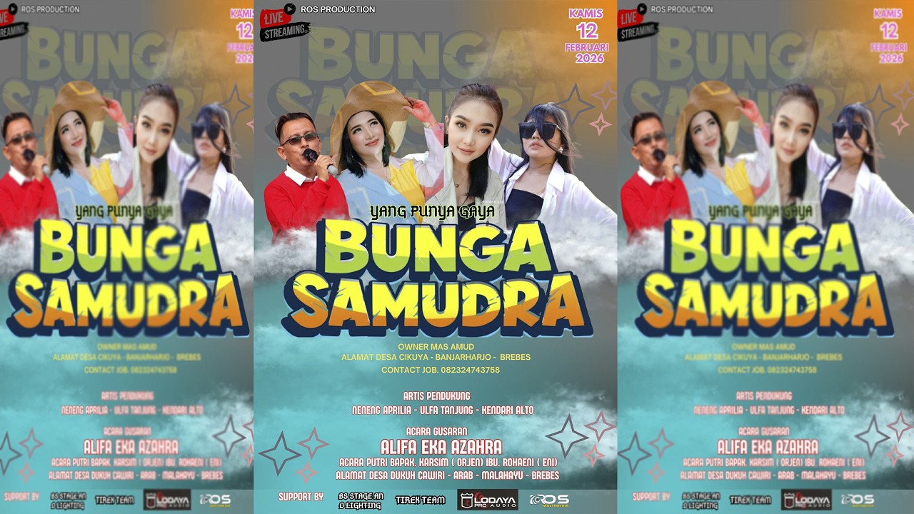 [LIVE] BUNGA SAMUDRA | GUSARAN ALIFA EKA AZAHRA CAWIRI - MALAHAYU KAMIS 12 FEB 2026