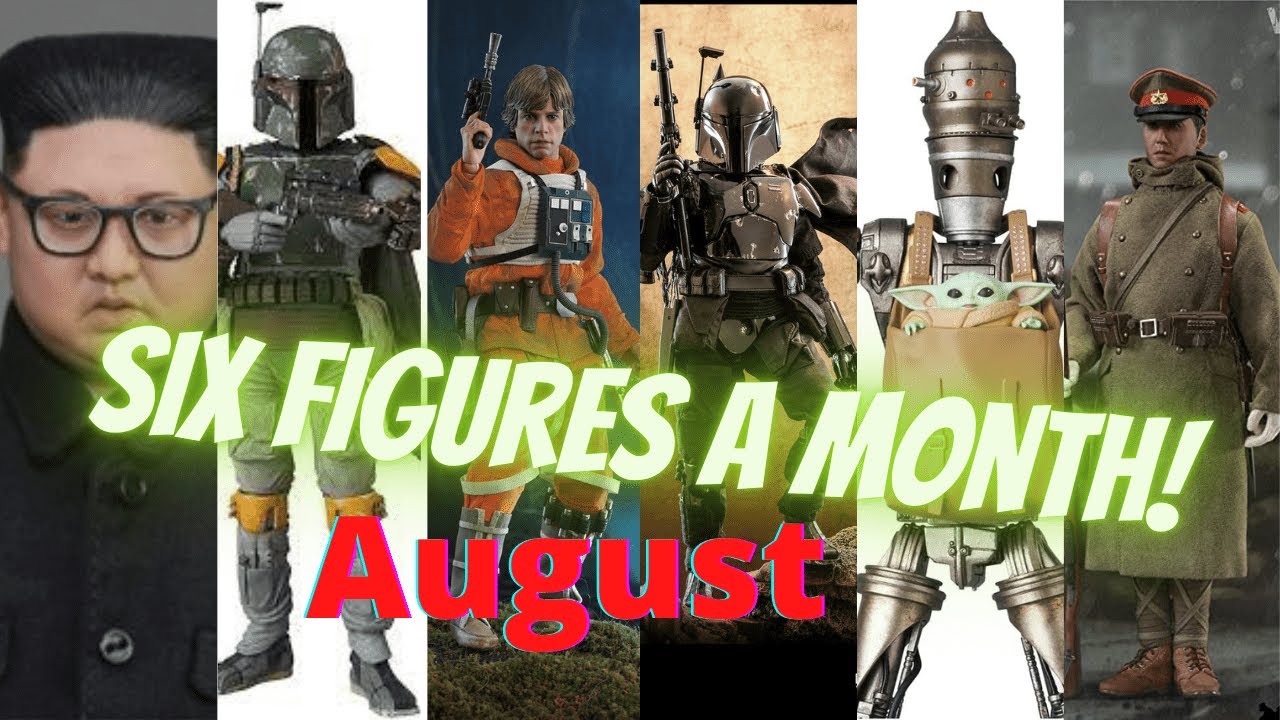 Six Figures a Month!! August 2022 (MAFEX IG-11 Boba Fett Hot Toys Luke Snowspeeder Arena Boba Fett)