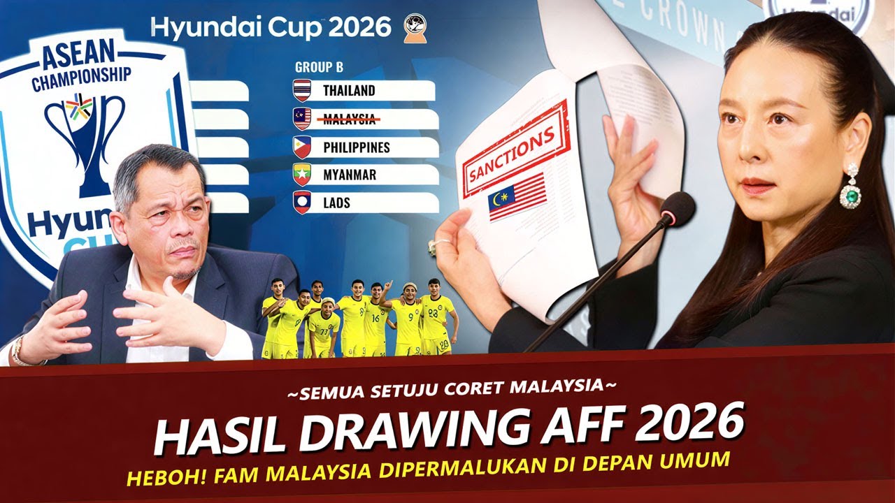 🔴MALAYSIA JADI OLOKAN !! Usai Hasil Drawing Piala AFF 2026 Diumumkan, 2 Negara Protes Keras