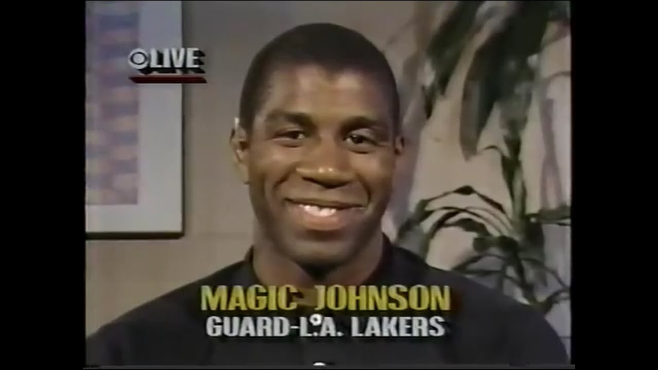 Magic Johnson NBA Playoffs Interview (1989)