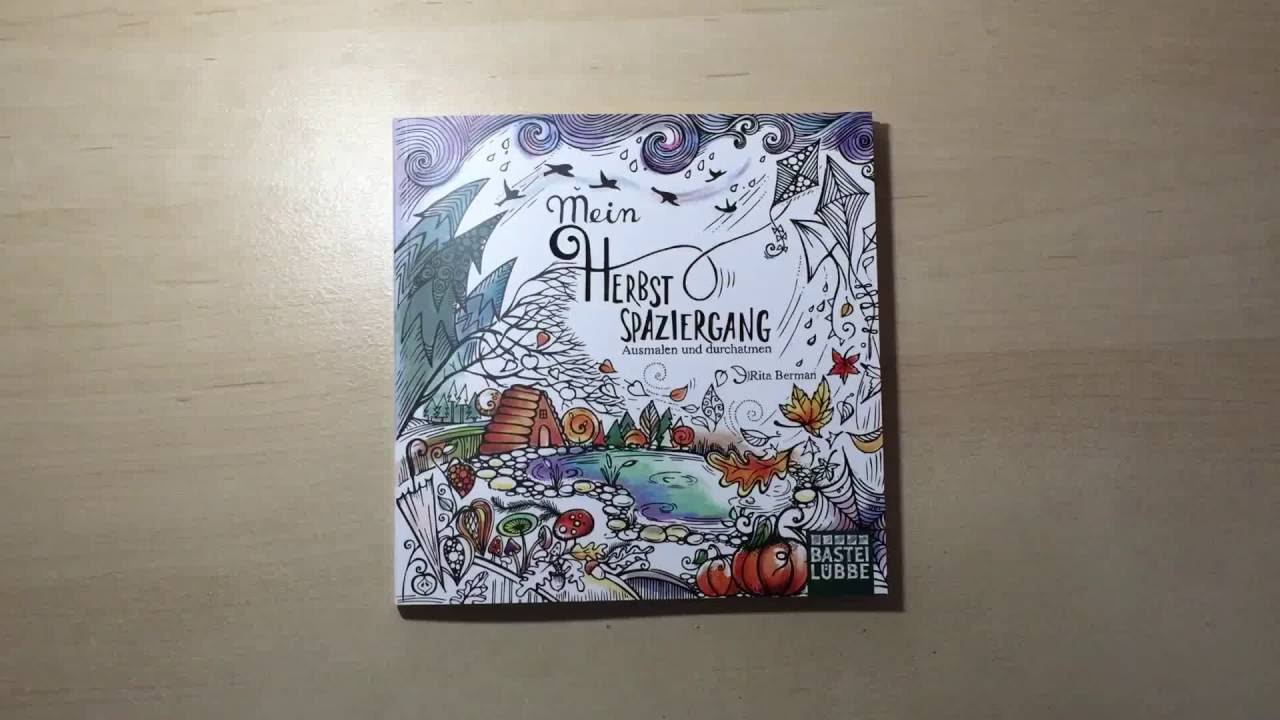 Mein Herbstspaziergang - German Coloring Book Flip Through