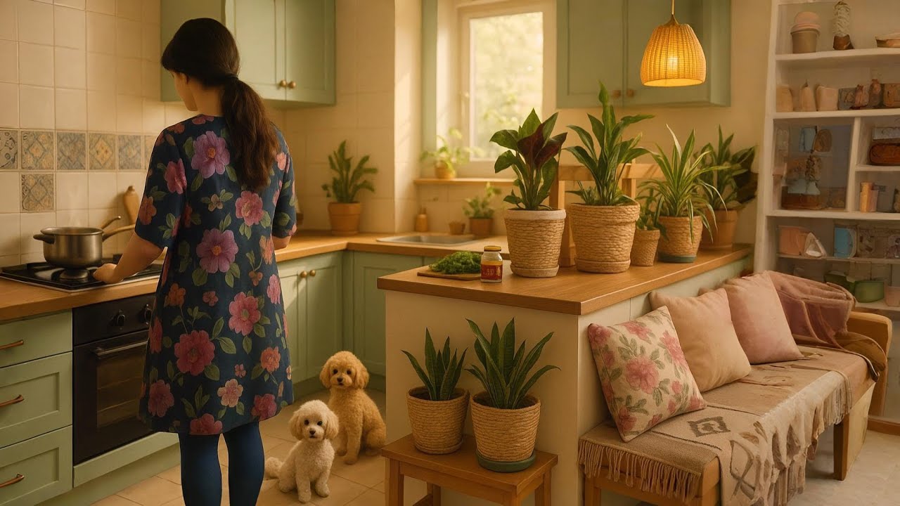 Персидская еда и пудельный хаос | Влог: уборка и готовка 🧹🍲🐕