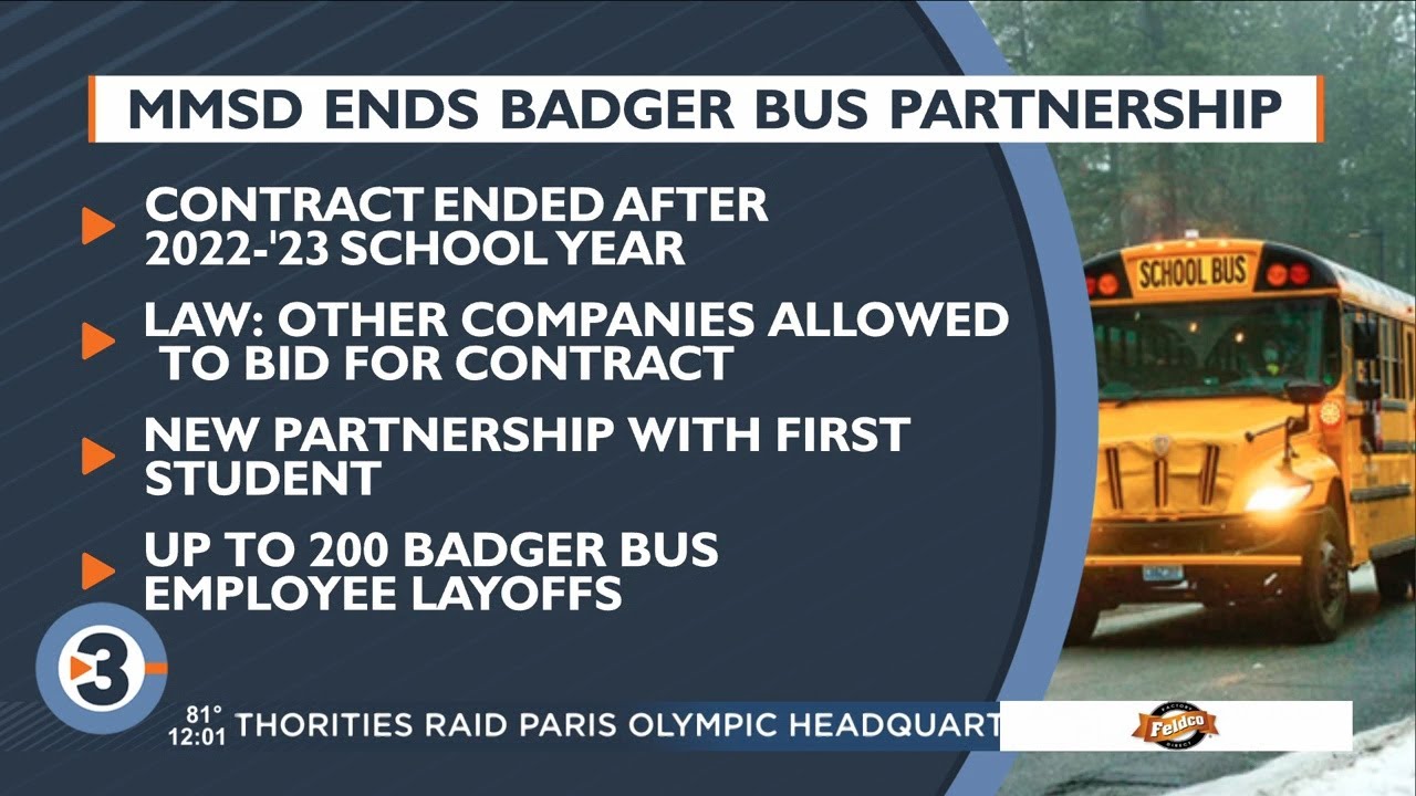 Badger Bus to lay off up to 200 workers after losing MMSD contract
