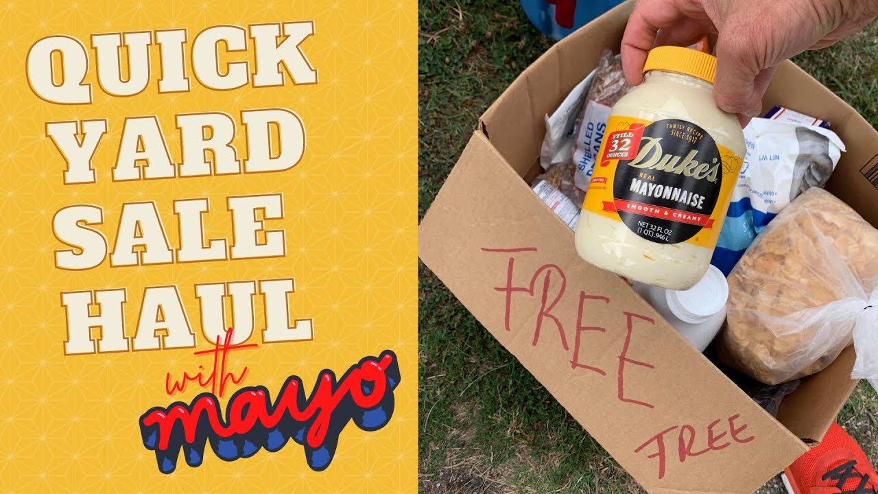 Yard Sale Haul With Mayo!  Items Found To Resell on Ebay