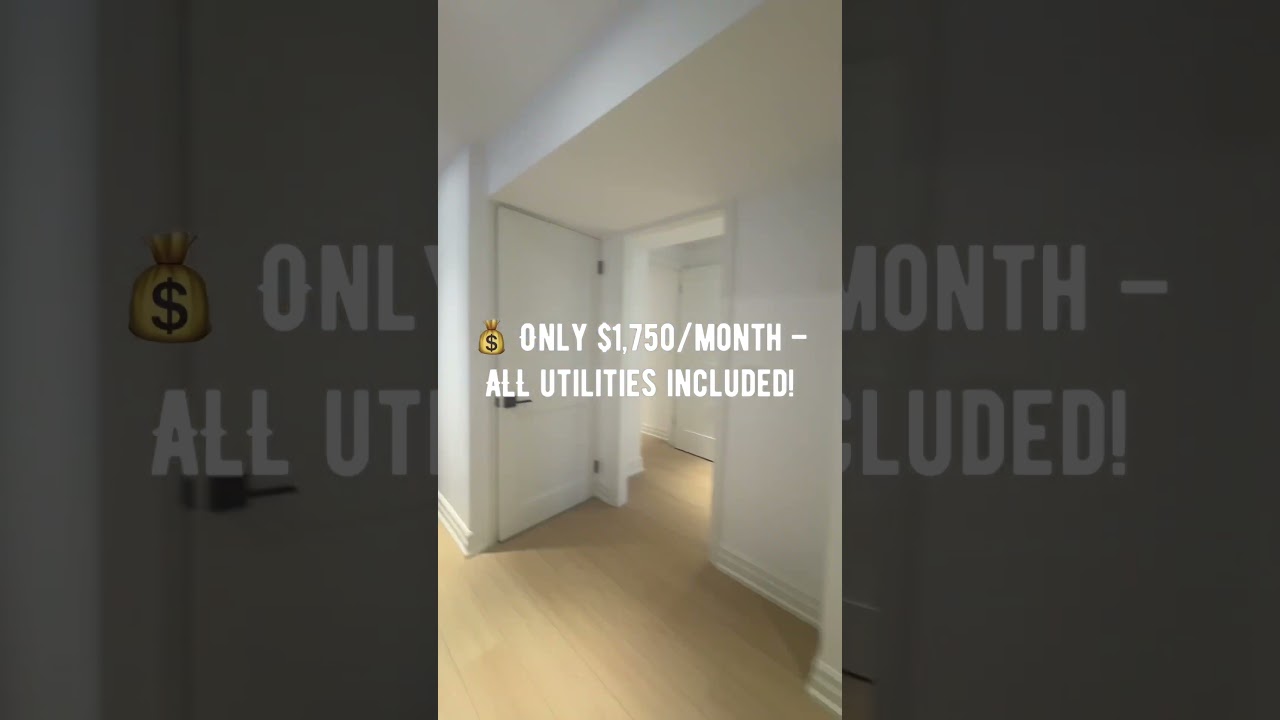 🔥 $1,750 Fully Furnished Basement for Rent in Toronto | High Ceilings & All Utilities Included!