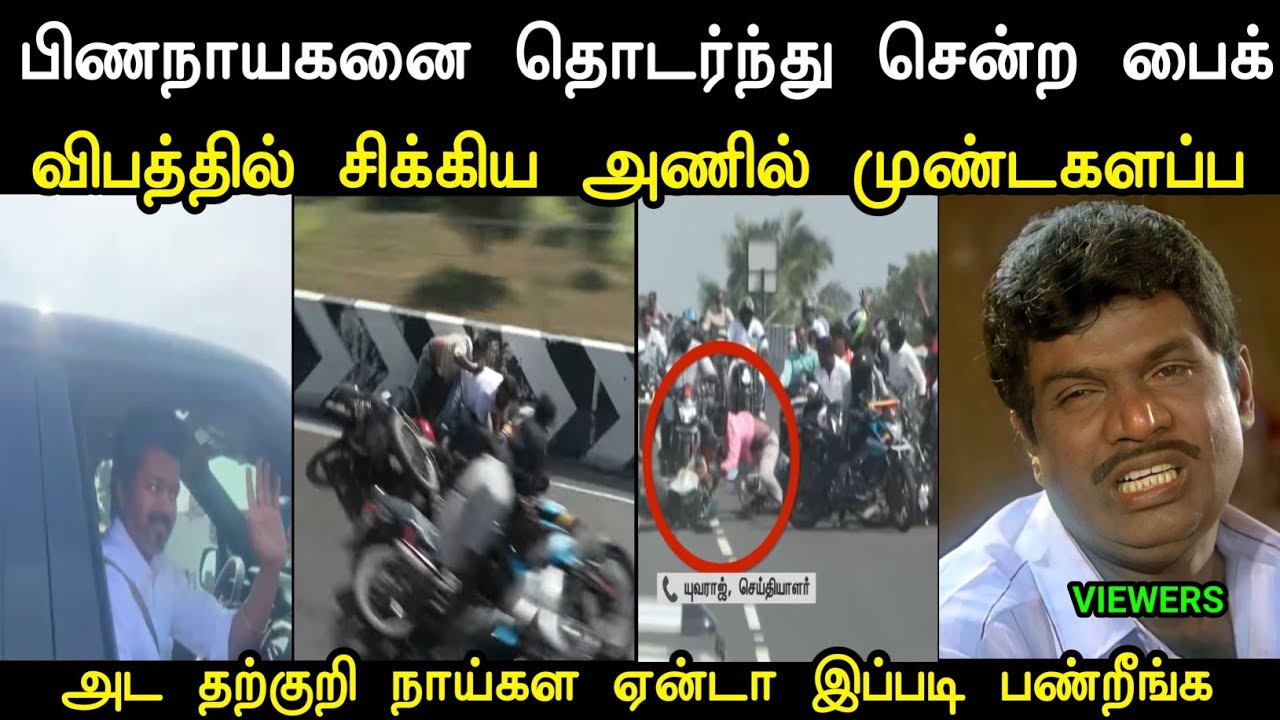 பிணநாயகனை தொடர்ந்து சென்ற அணில் முண்டகளப்ப 🐿️ | Tvk Tharkuri Fans | Vijay Troll | Mr Palam 