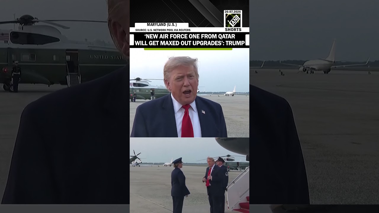 Watch! U.S. President Trump says new Air Force One from Qatar will get 'maxed out' upgrades