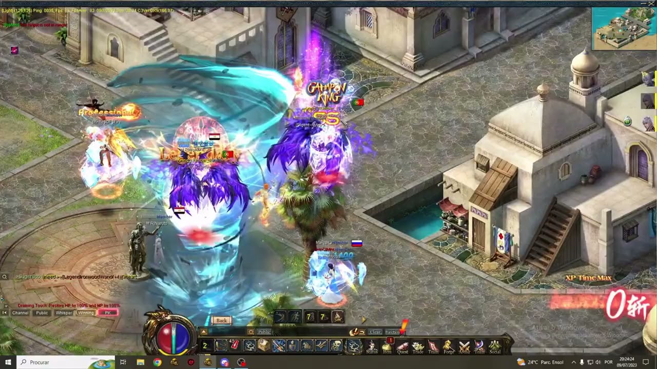 Conquer Online Server Ligth Weekly PK Champions LvL 119 Peace Mode