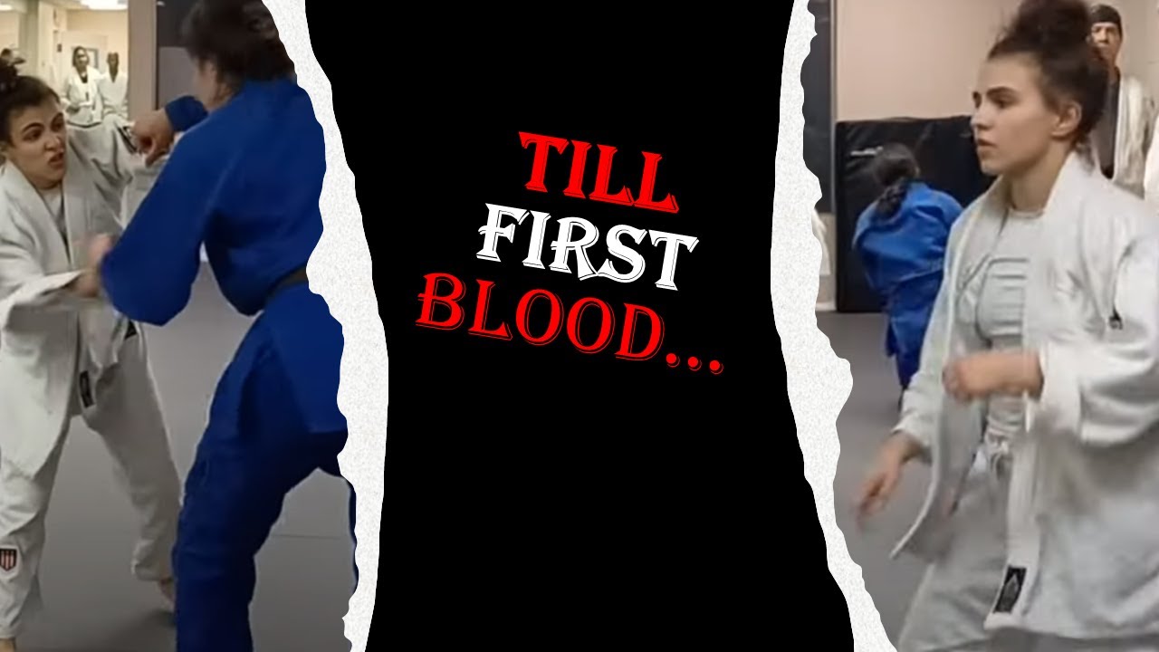 Judo Mastery: Girls fighting "until first blood". Unstoppable determination. No giving up.