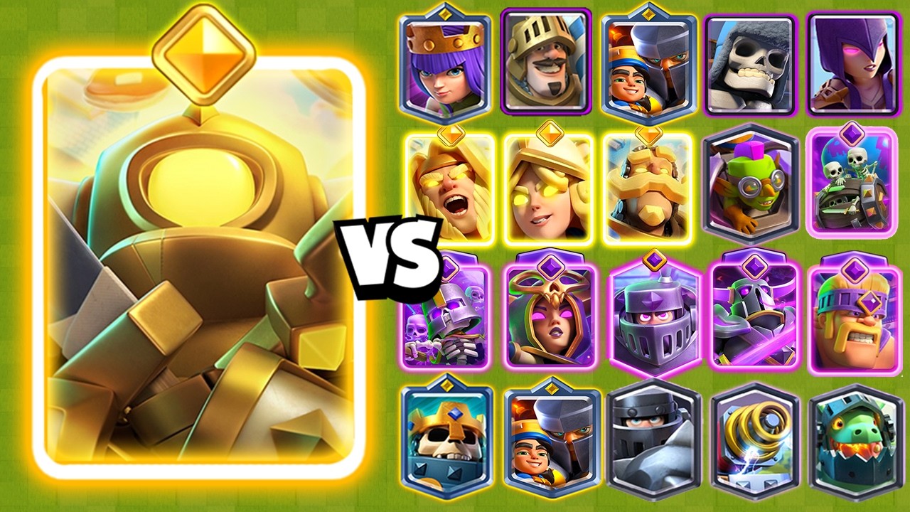 NUEVO MINI PEKKA HEROE vs TODAS LAS CARTAS | Clash Royale