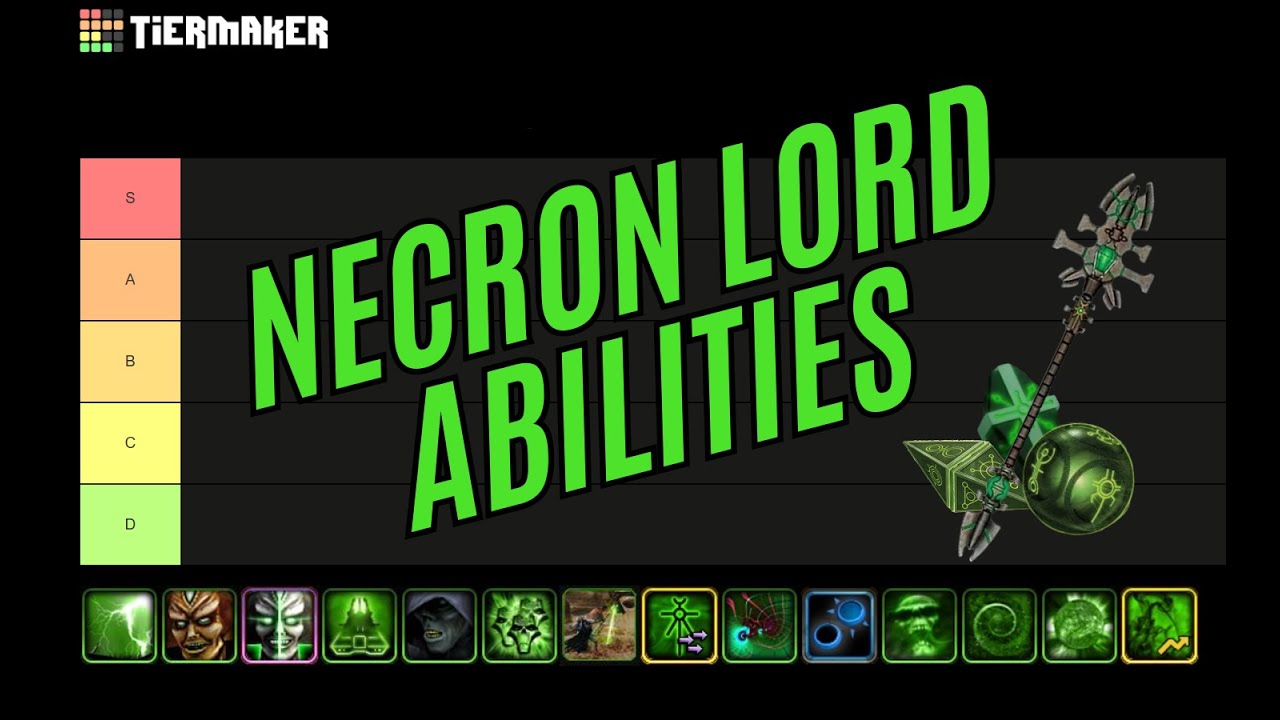 Necron Lord Abilities Tier List | Warhammer 40,000: Dawn of War – Soulstorm