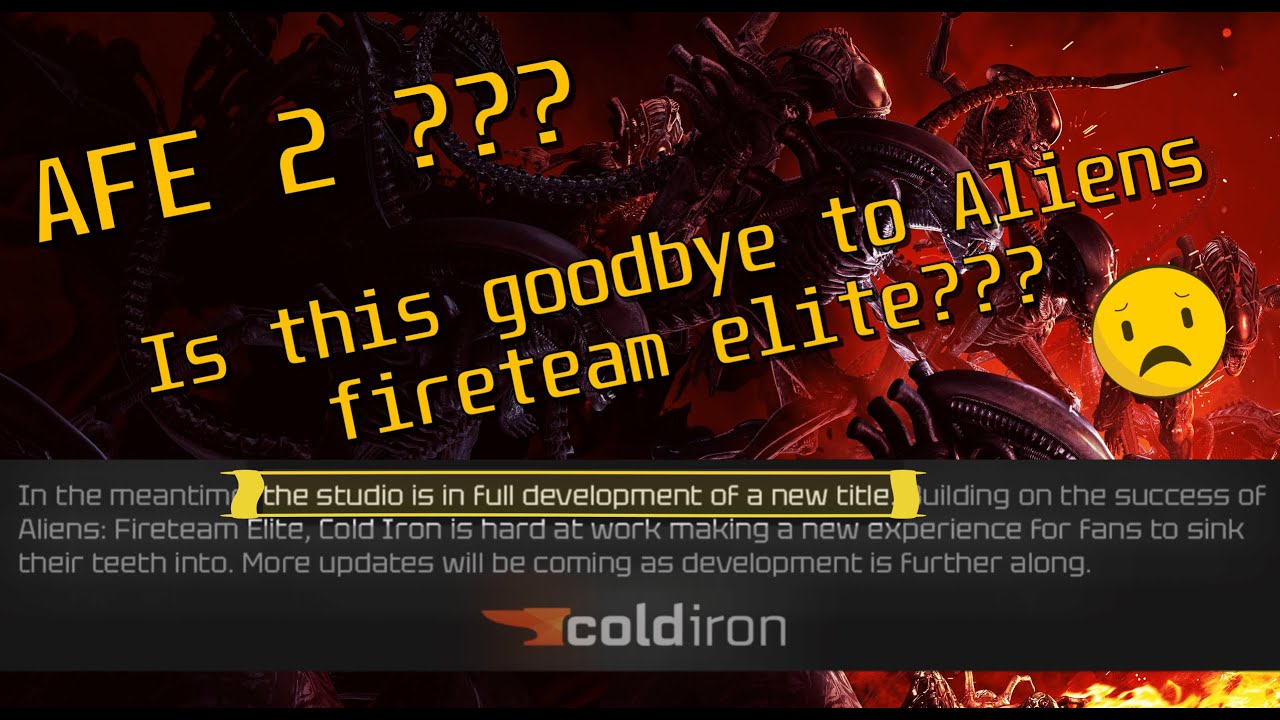 NEW ANNOUCEMENT FROM COLD IRON STUDIOS! | Update | Aliens Fireteam Elite