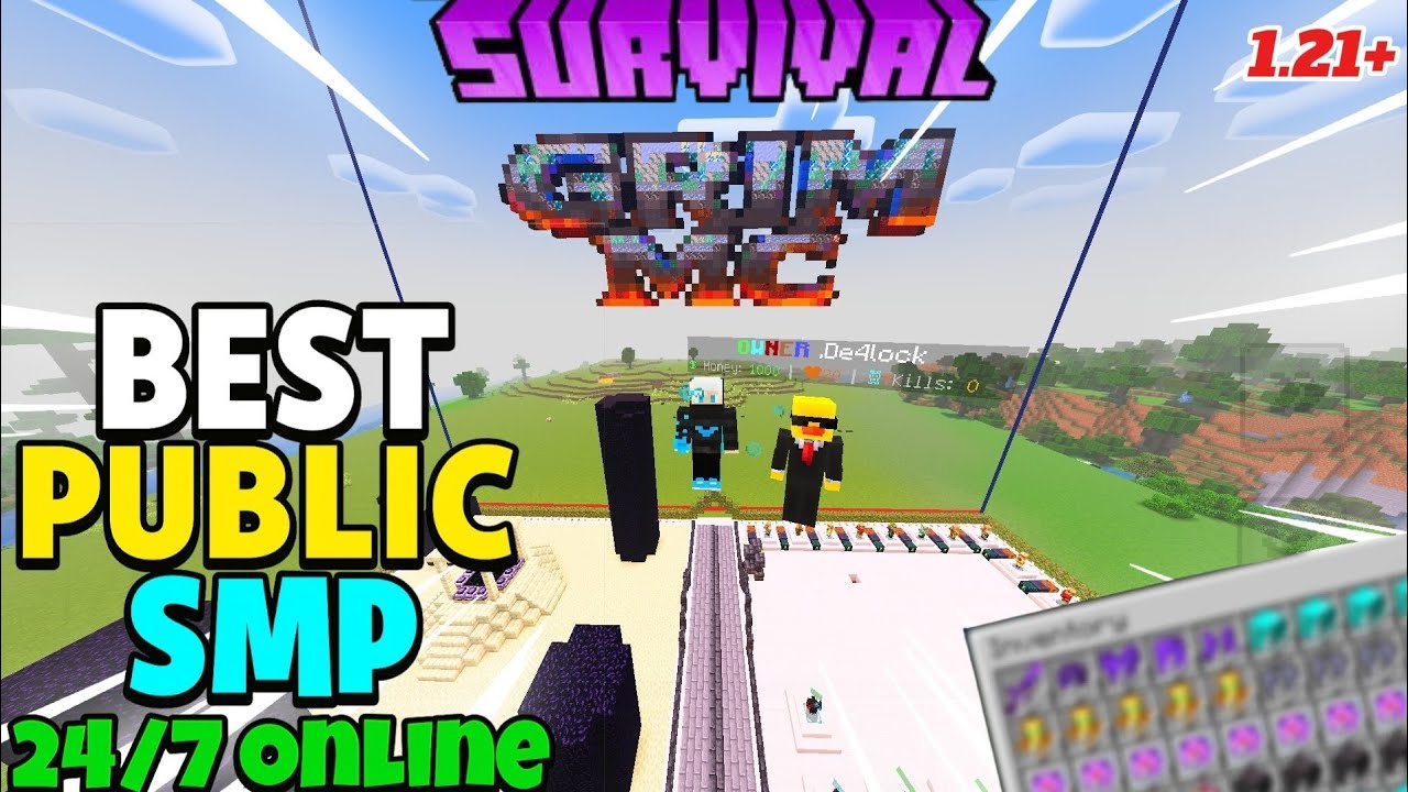 💟 Join Best Lifesteal Public Smp Server For Minecraft 🦊 | Java + PE | 24/7 Online | Free To Join 🍙