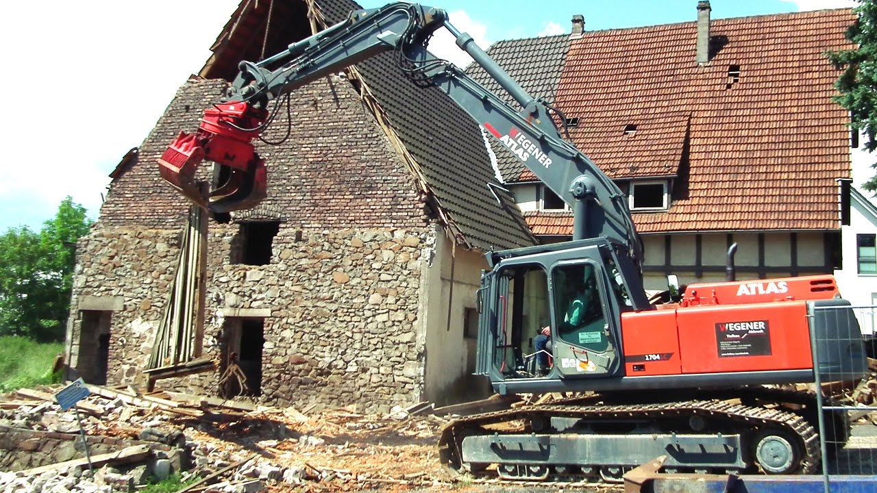 Abbruch Haus Kropff - Privatdokumentation von H. Köster
