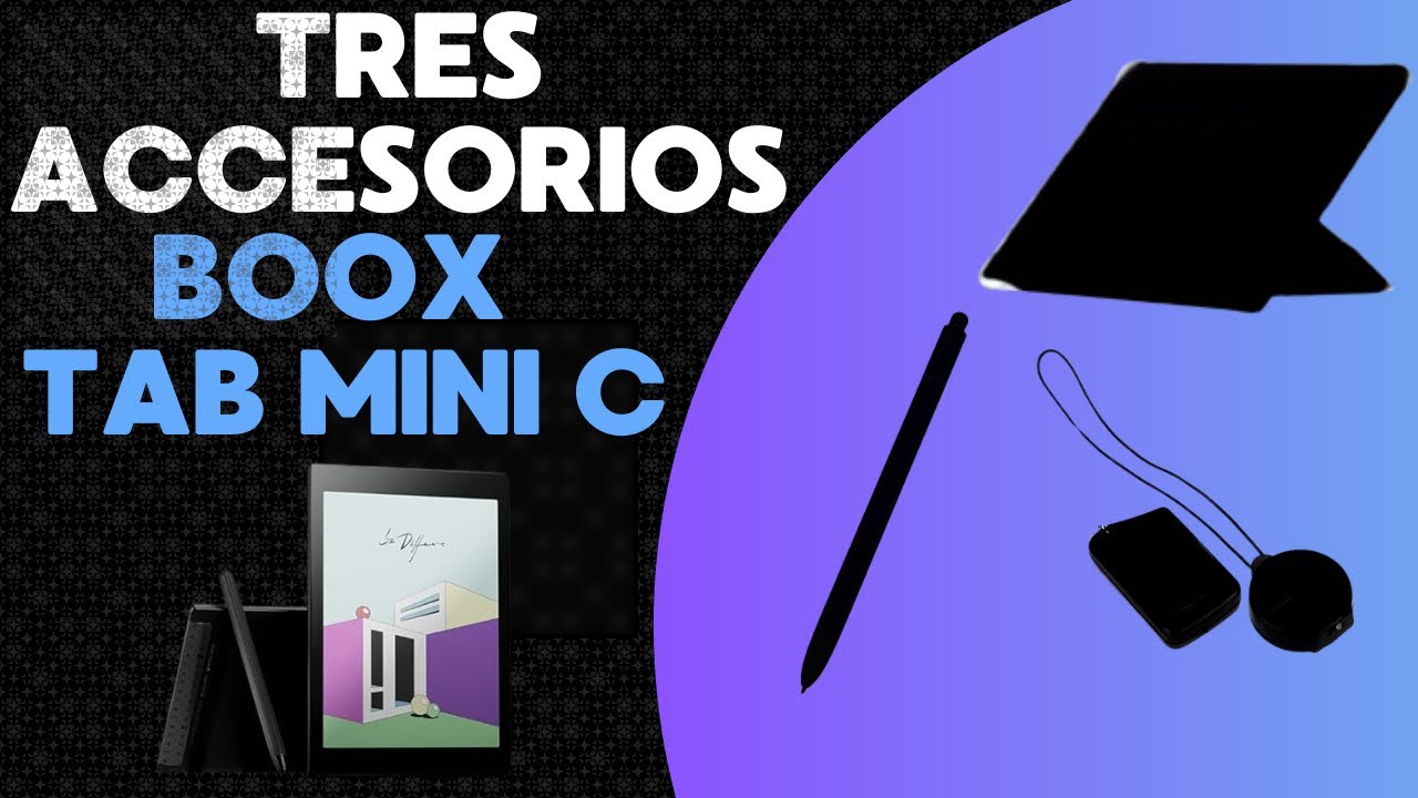 Tres accesorios indispensables para tu Onyx Boox, el último es MUY ÚTIL