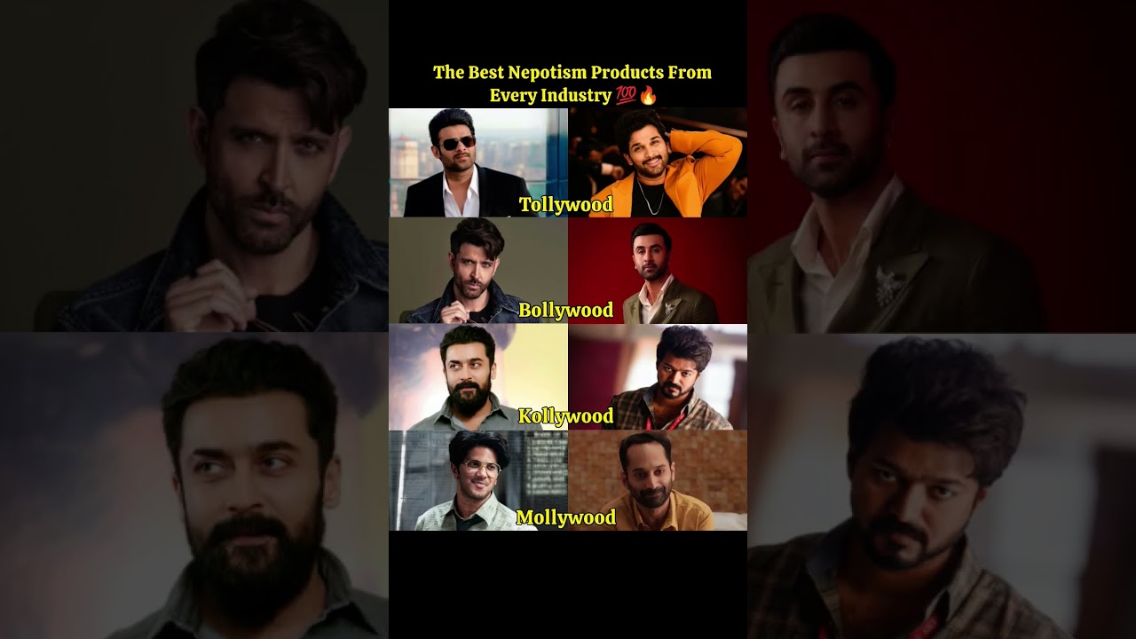 Best Nepo Kids To Every Industry ll #bollywood #southactor #actor #prabhas #alluarjun #thalapathy