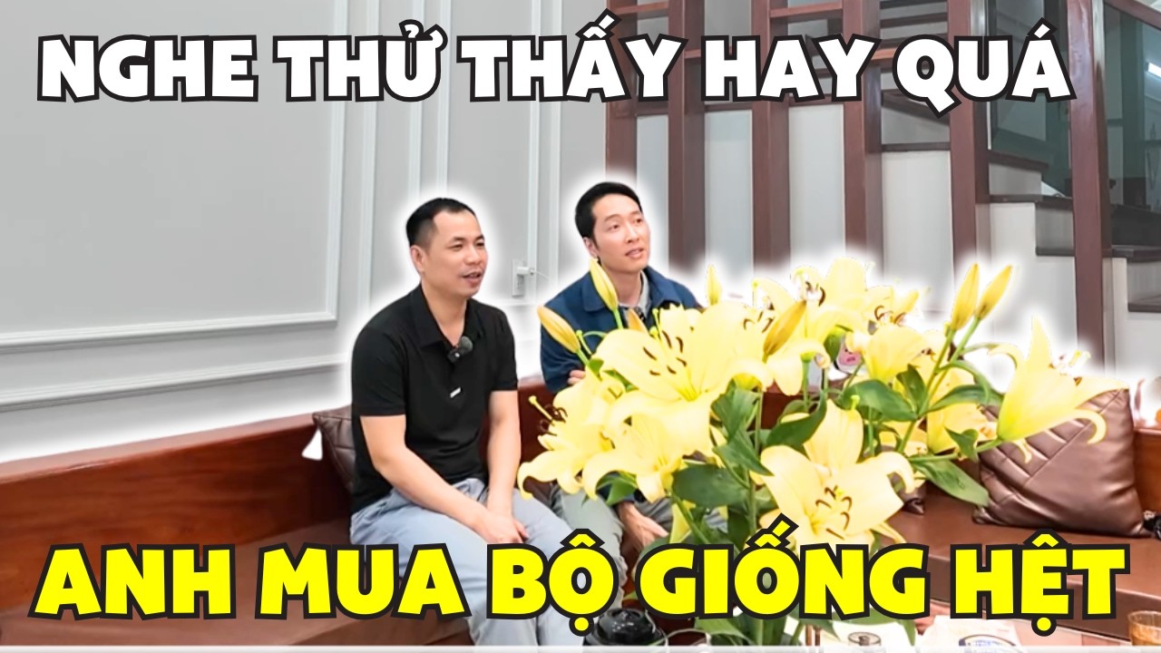 '' Vào cửa hàng thấy anh kia mua bộ hay quá mua theo luôn '' Lắp đặt bộ dàn VA12 cho anh Hoàng