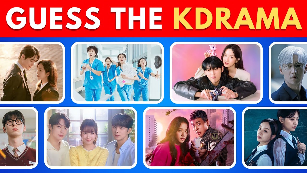 Угадай корейскую дораму по плакату за 5 секунд! 🎬🇰🇷 | Викторина по корейским дорамам 2025 года