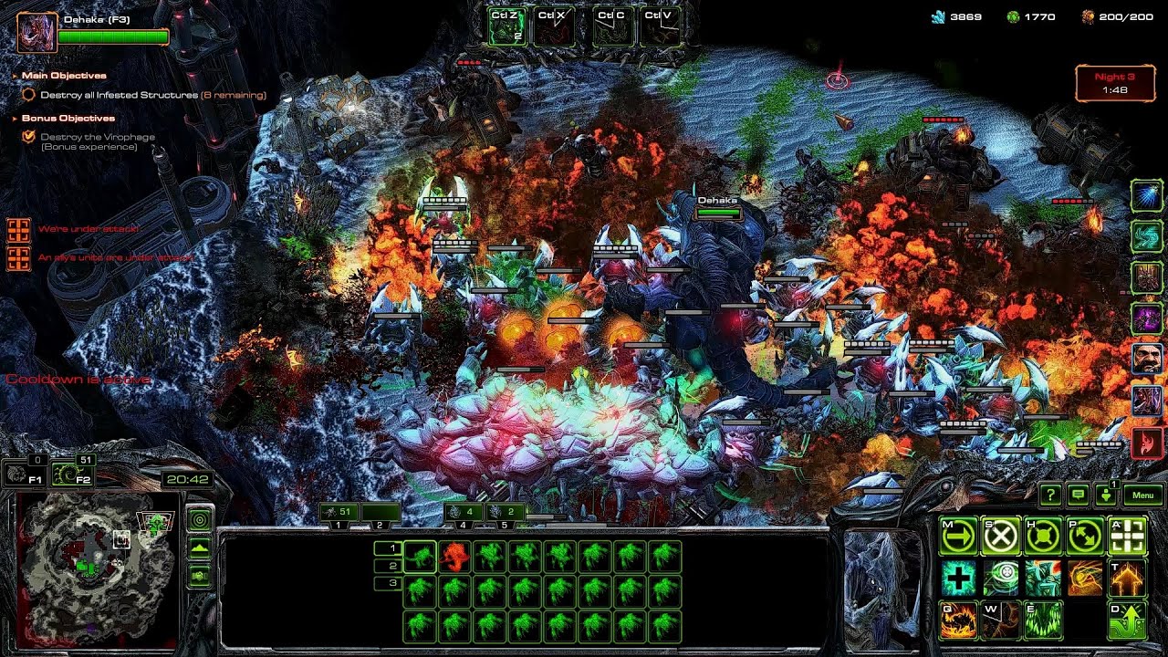 SC2 Co-Op Dead of Night ▏ Dehaka MM Custom Mutation GamePlay [Prestige : Devouring One] #2