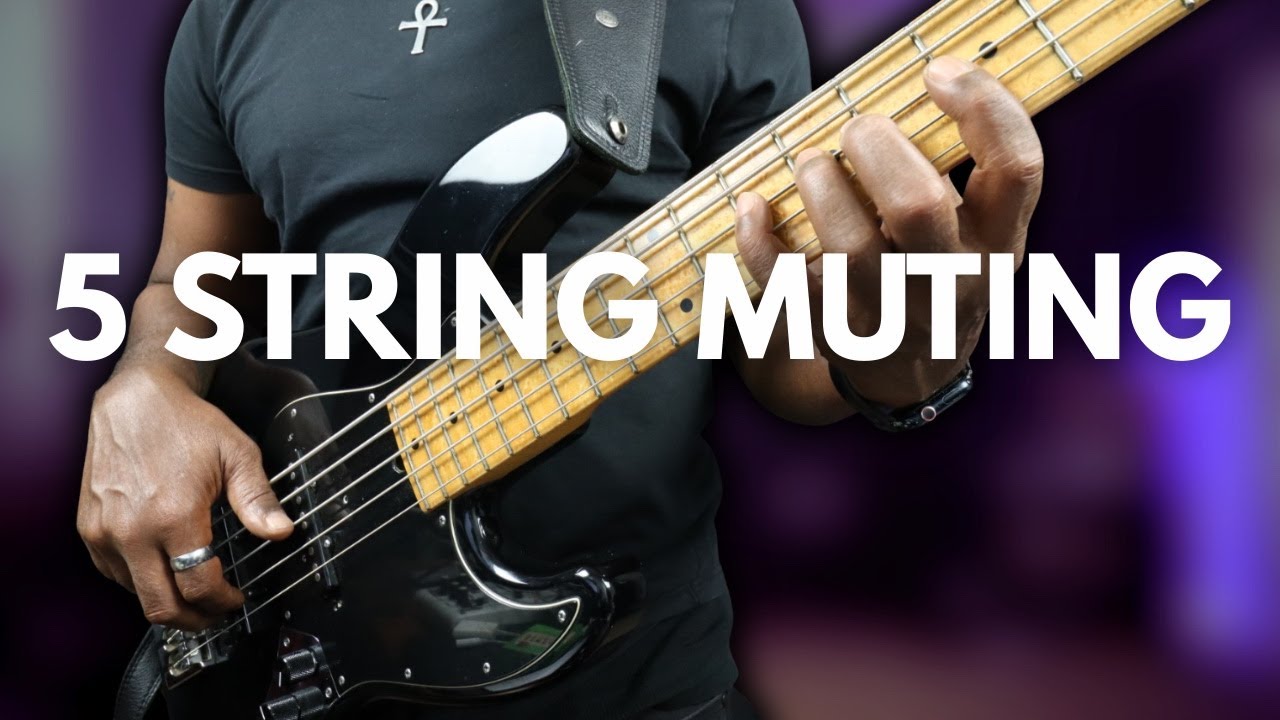 5-String Bass Muting Lesson  Master Clean Grooves & Control the Low B