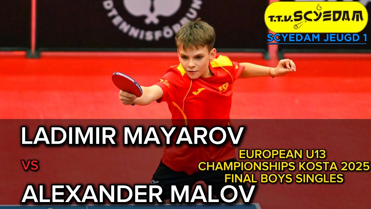 FINAL BOYS SINGLES | 𝐋𝐚𝐝𝐢𝐦𝐢𝐫 𝐌𝐚𝐲𝐚𝐫𝐨𝐯 - 𝐀𝐥𝐞𝐱𝐚𝐧𝐝𝐞𝐫 𝐌𝐚𝐥𝐨𝐯 | European U13 Championships Kosta 2025
