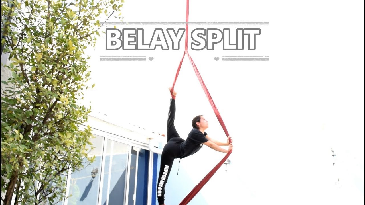 Belay Split | Split desde Cross (Aerial Silks | Danza Aérea)