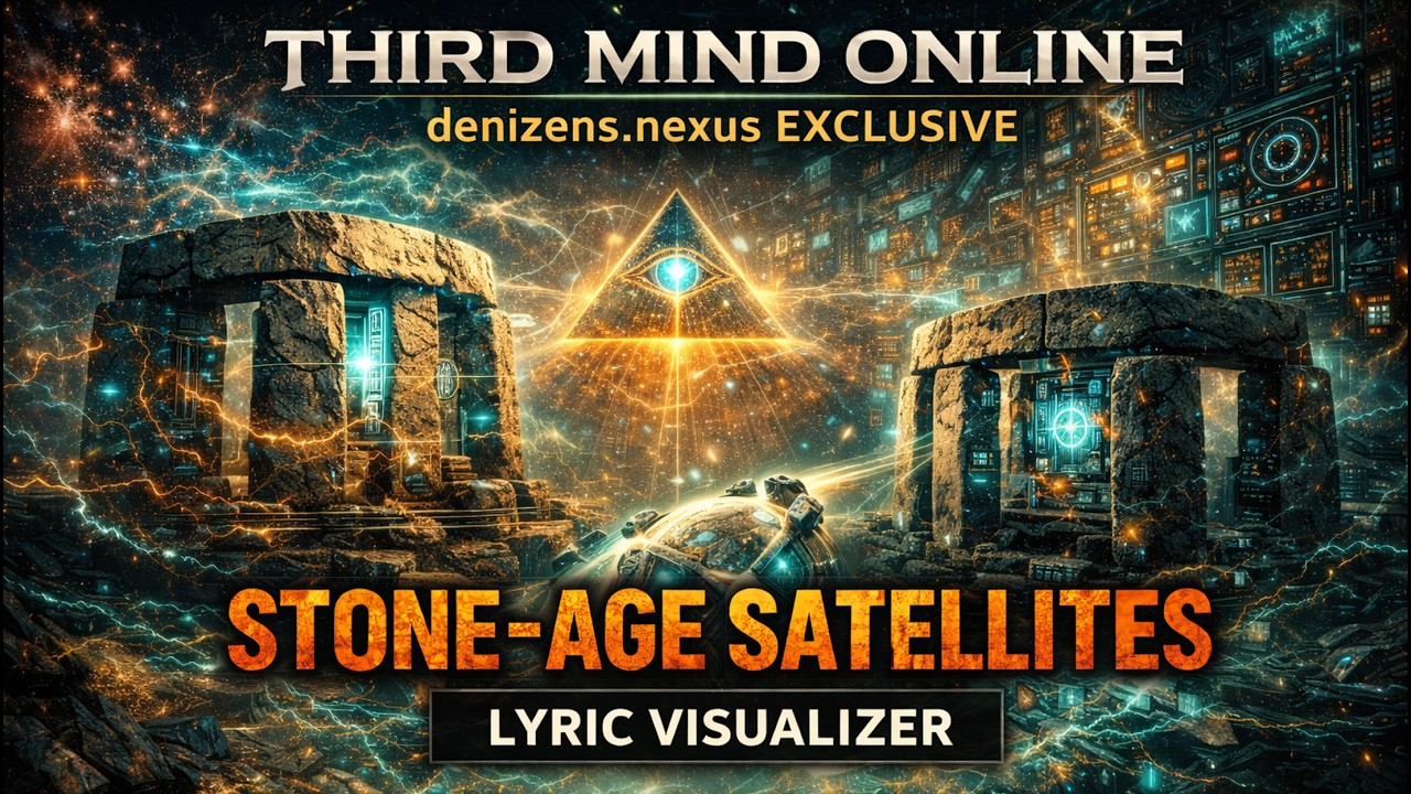 Stone-Age Satellites — Lyric Visualizer | Annunaki Denizens (Third Mind Online)